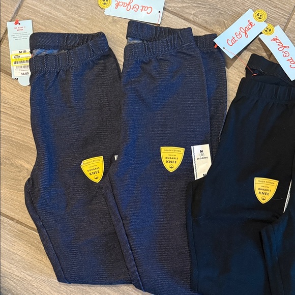 NWT Cat & Jack 4 legging bundle me Sz M-8 - Picture 4 of 5